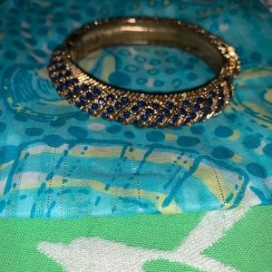 Lilly Pulitzer Ms Bo Bangle Bracelet True Navy